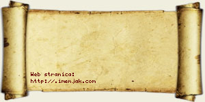 Aca Denić vizit kartica